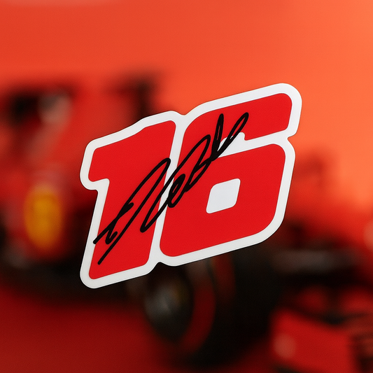 Charles Leclerc fridge magnet